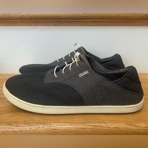 Olukai Shoes Mens 11.5 Nohea Moku Casual Slip On Sneakers 10283-6C6C Gray